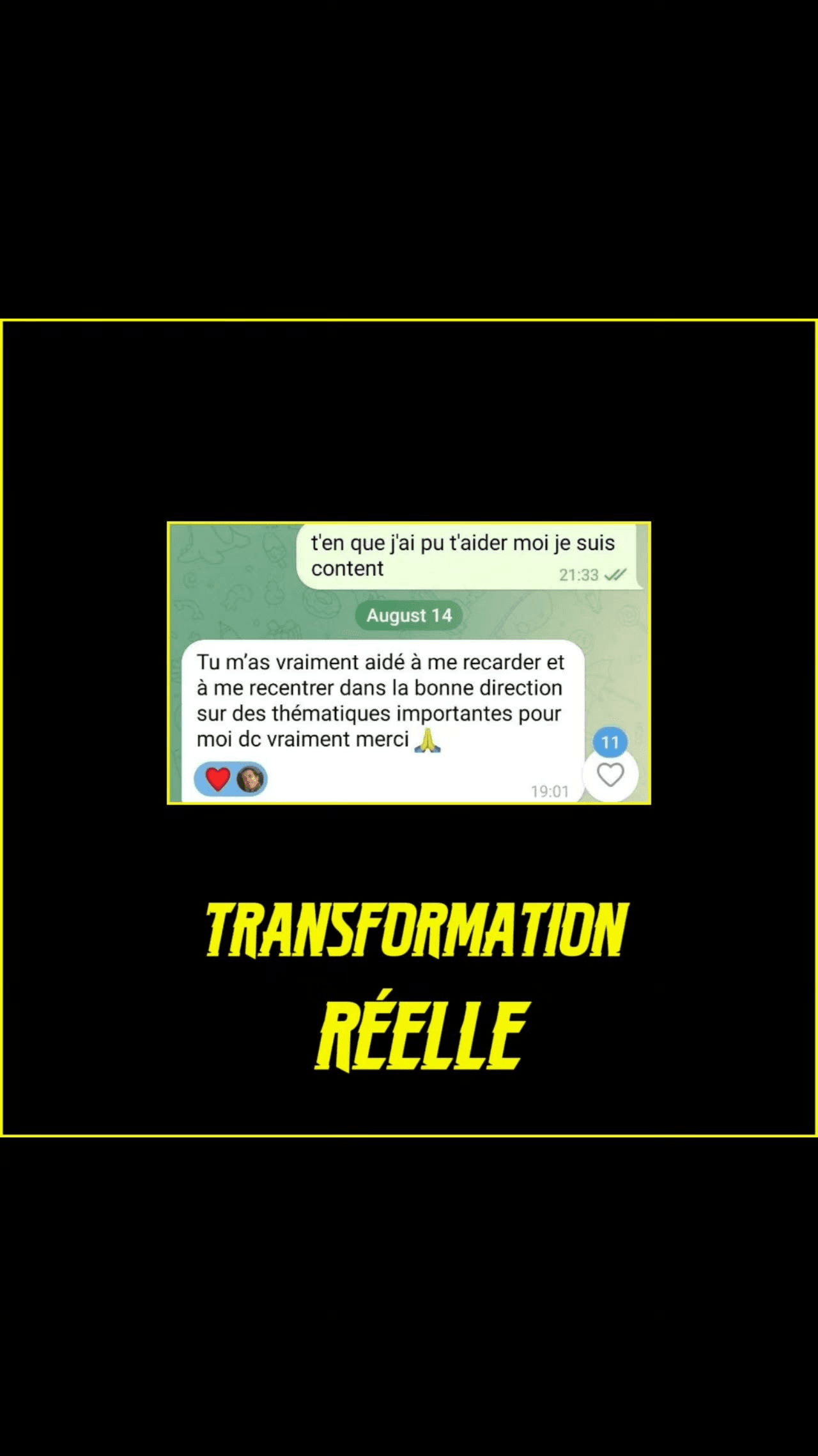 Témoignage capture 39 sur 45.