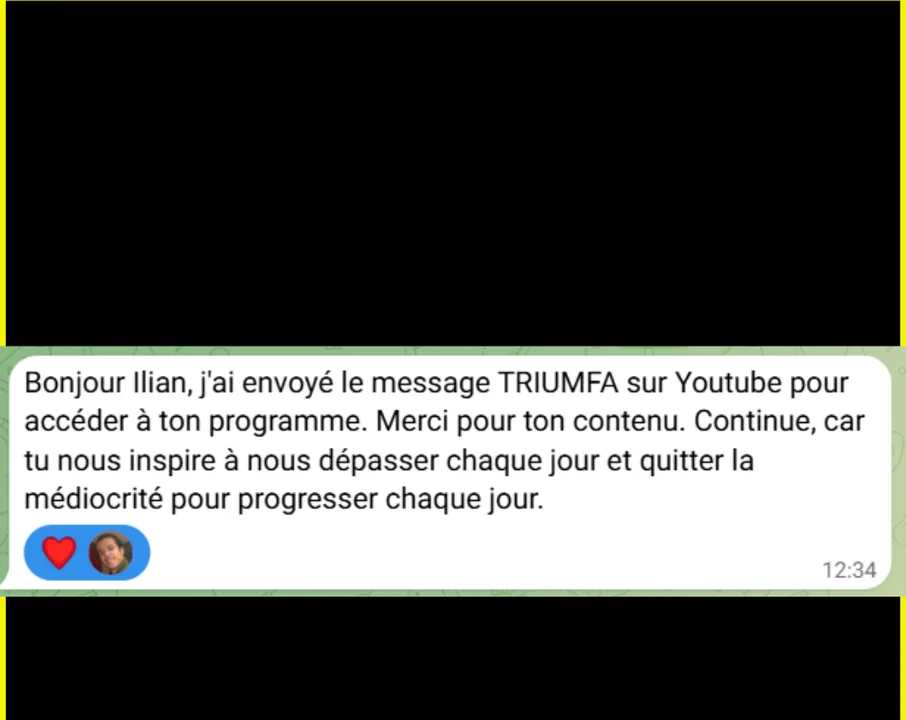 Retour d'un membre TRIUMFA