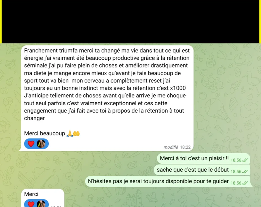 Retour d'un membre TRIUMFA