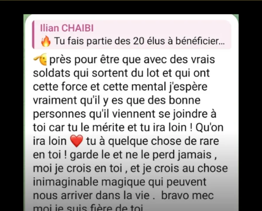Retour d'un membre TRIUMFA